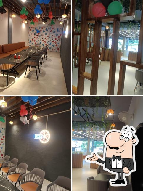 The interior of Pizza country