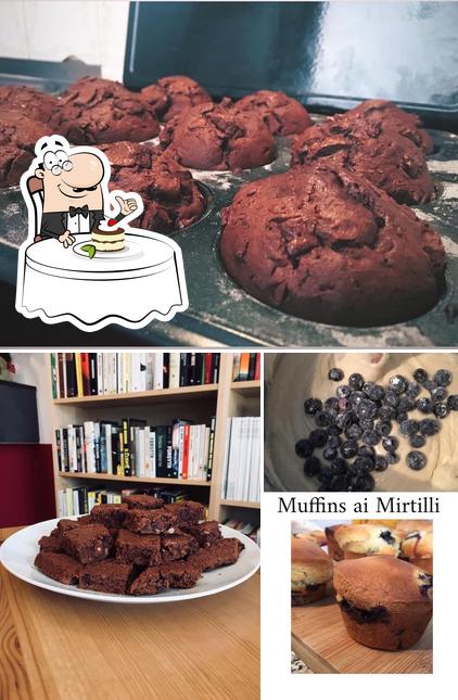 Bar Al Böcc serve un'ampia varietà di dolci