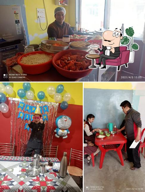 Among different things one can find interior and food at Ashish chicken corner