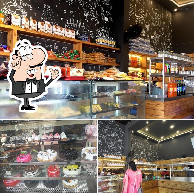 The interior of Bake Studio Surathkal