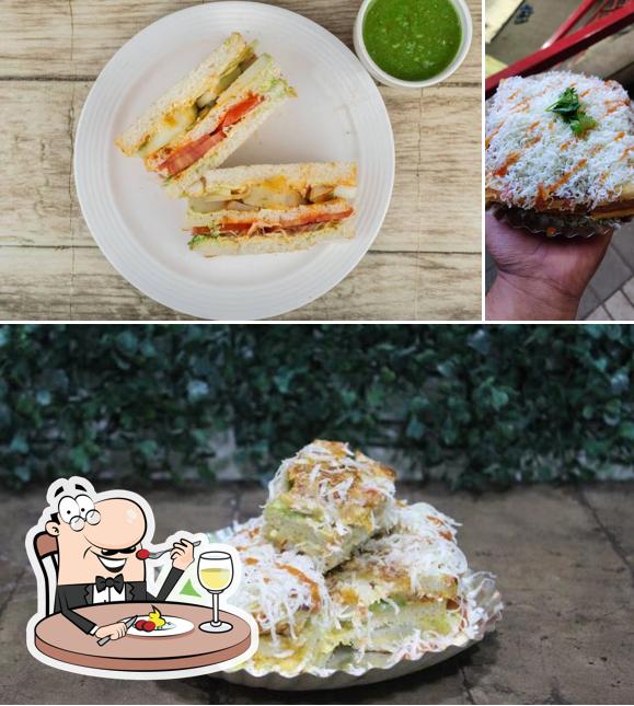 Food at Bangali babu sandwich