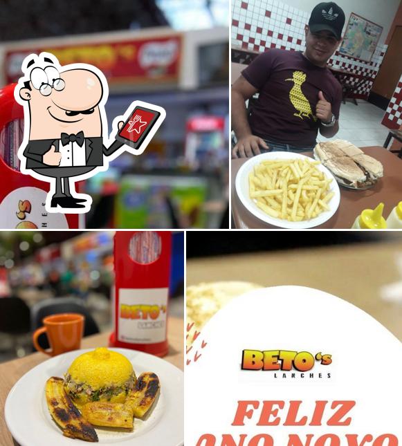 O exterior do Beto's Lanches