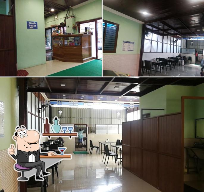 The interior of Joecees ROYAL CAFE BAKERY Thiruvalla