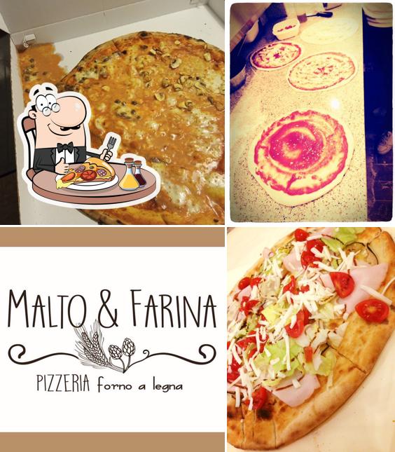 A Malto & Farina Forno a legna, puoi provare una bella pizza