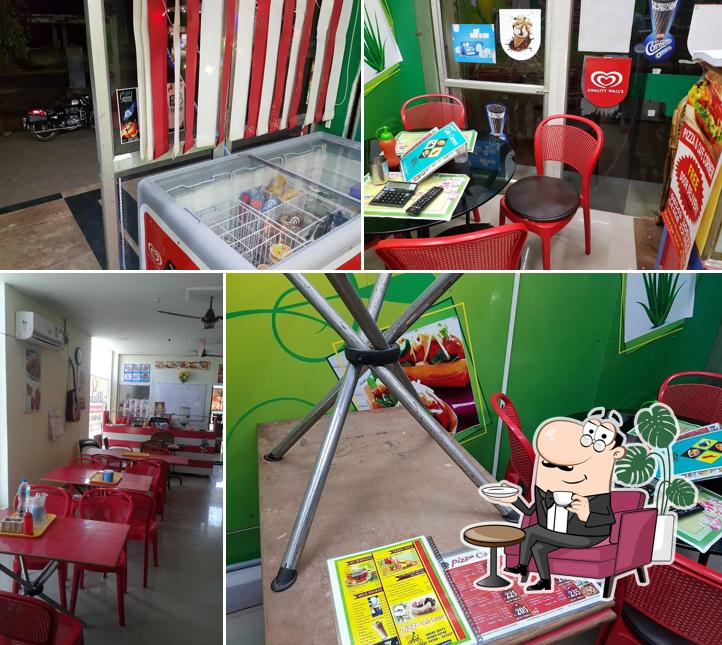 The interior of Pizza & Cafe Corner