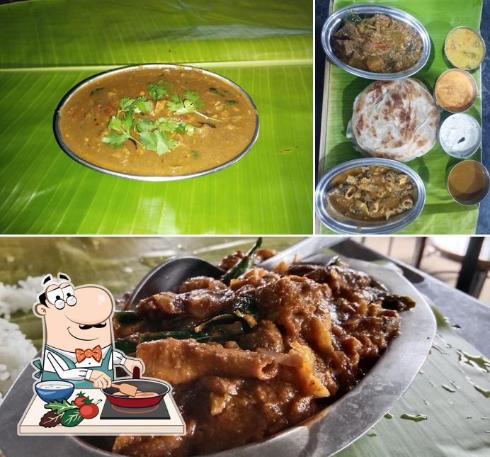 Chicken curry at S K V HOTEL
