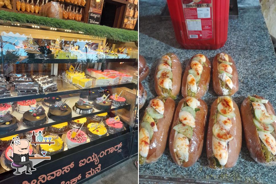 The interior of Srinivas Iyangar's cake mane
