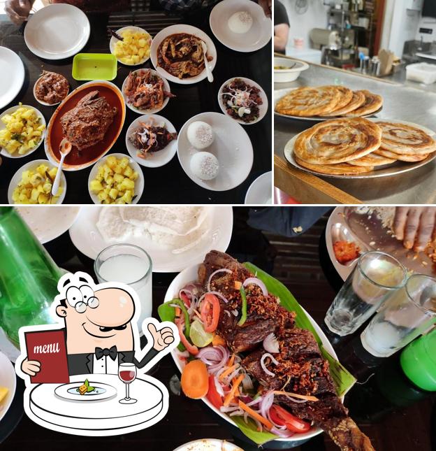 Food at Thoppady Toddy Shop