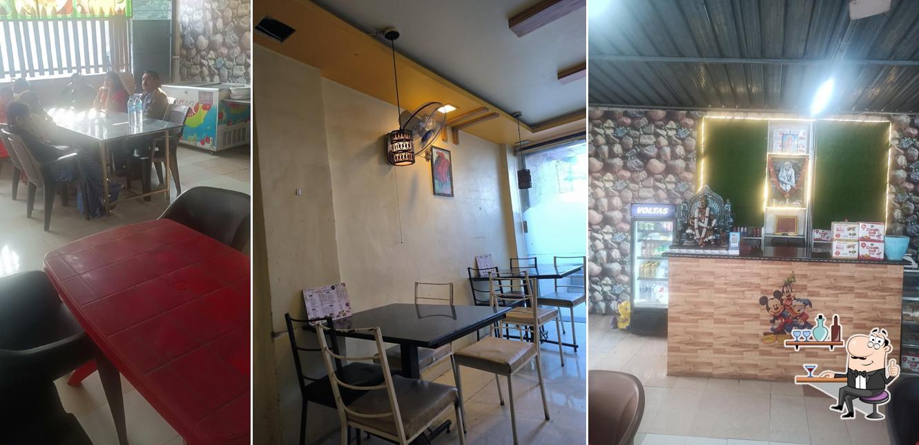 The interior of hotel muktai family restaurant