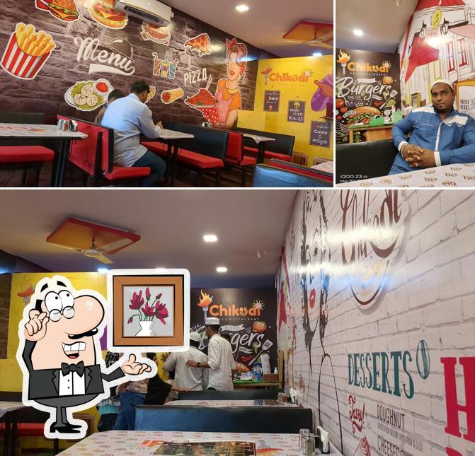 The interior of Chikodi Cafe and restaurant