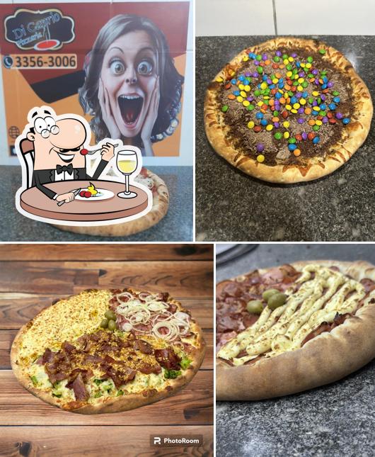 Comida em Di Cáprio Pizzaria