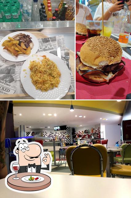 Guarda la immagine che raffigura la cibo e interni di Happy Days