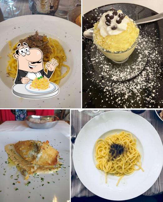 Spaghetti alla carbonara al Hostaria Menenio Agrippa