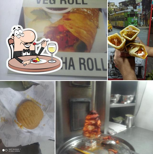 Food at Kolkata Rolls
