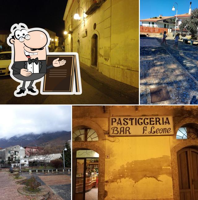 Gli esterni di Pasticceria Bar F. Leone