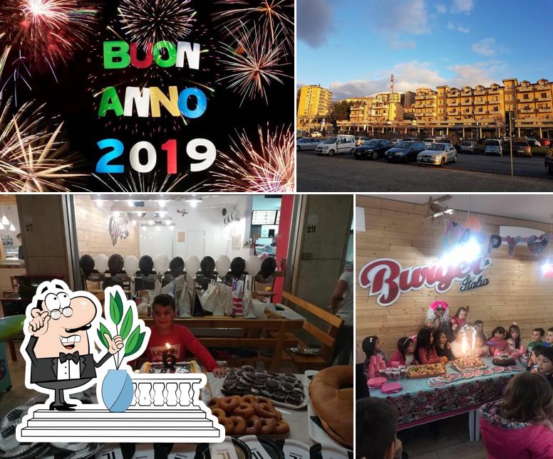 La foto di esterno e compleanno da Burger Italia