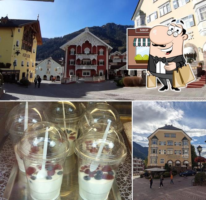 La immagine della esterno e cibo di Cafè Adler
