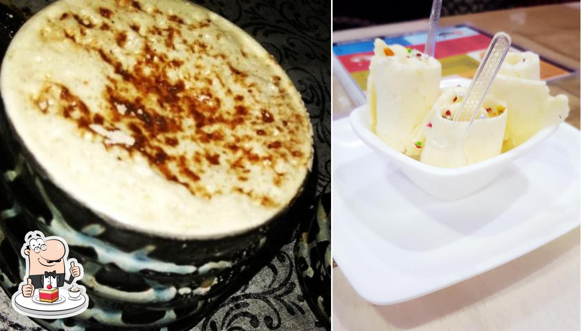 Cafe town restaurant provides a variety of desserts