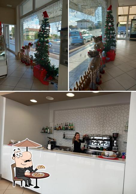 Questa è la immagine che raffigura la esterno e bevanda di Caffè grande Italia