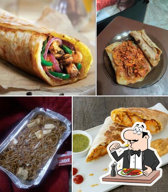 Food at Chachu Roll Corner