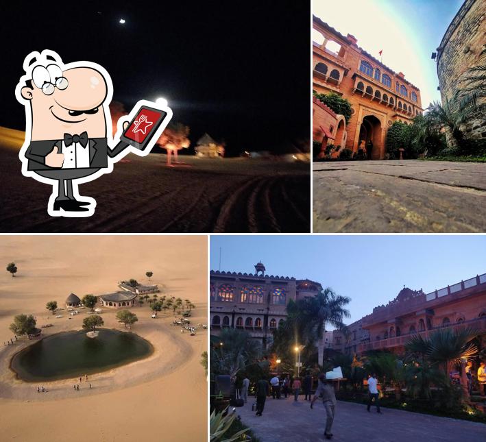 Check out how Khimsar Dunes Village - Restaurants In Khimsar looks outside