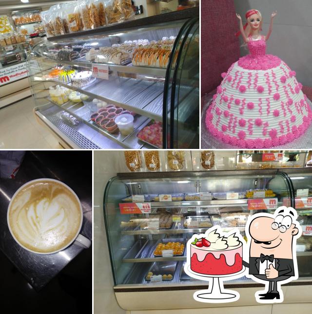 Red velvet cake at Madhuram's Sweets & Bakery