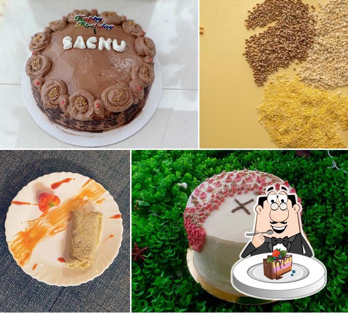 Chocolate cake at Riya's Cook Delight