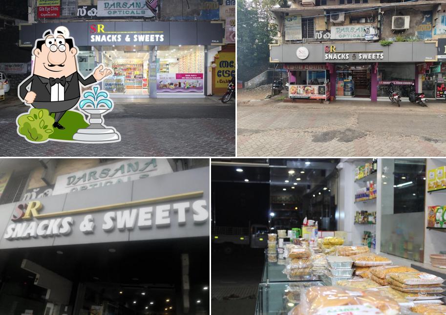 The exterior of S.R. Snacks & Sweets