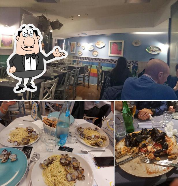Gli interni di Trattoria Da Adriano