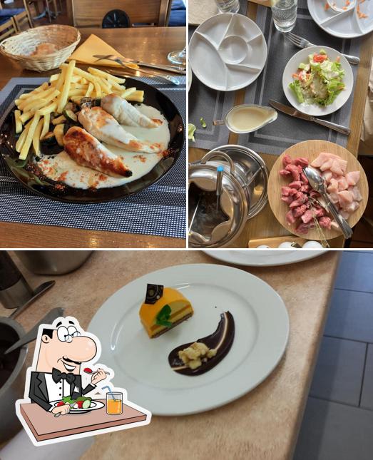 Cibo al CHEMIN DE FER Cafe-Restaurant -Pizzéria