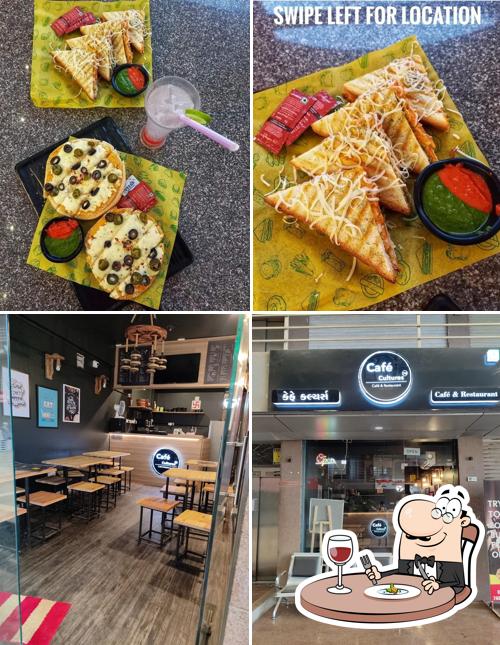 The picture of Cafe Cultures Bhayli’s food and interior