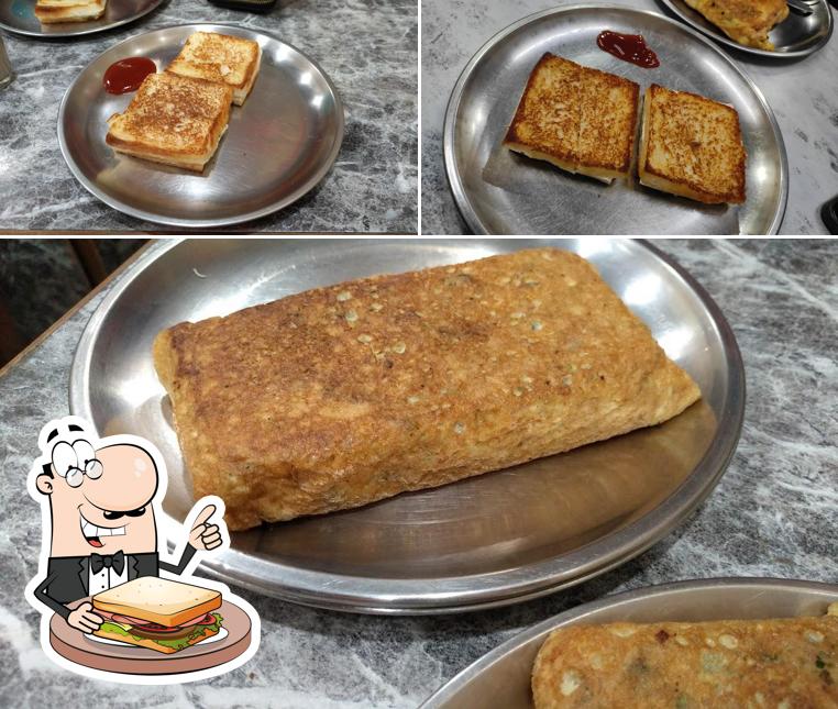 Grilled cheese sandwich at Khurana Cafe