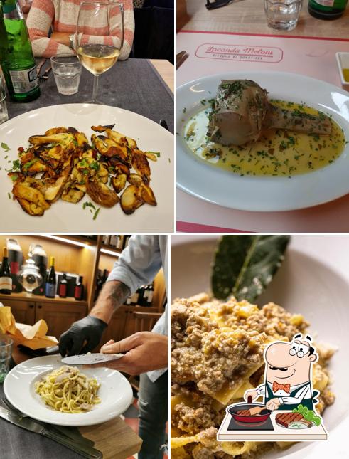 C'è un'ampia varietà di piatti per gli amanti della carne