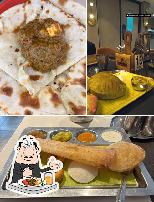 Food at Namma Veedu Vasanta Bhavan