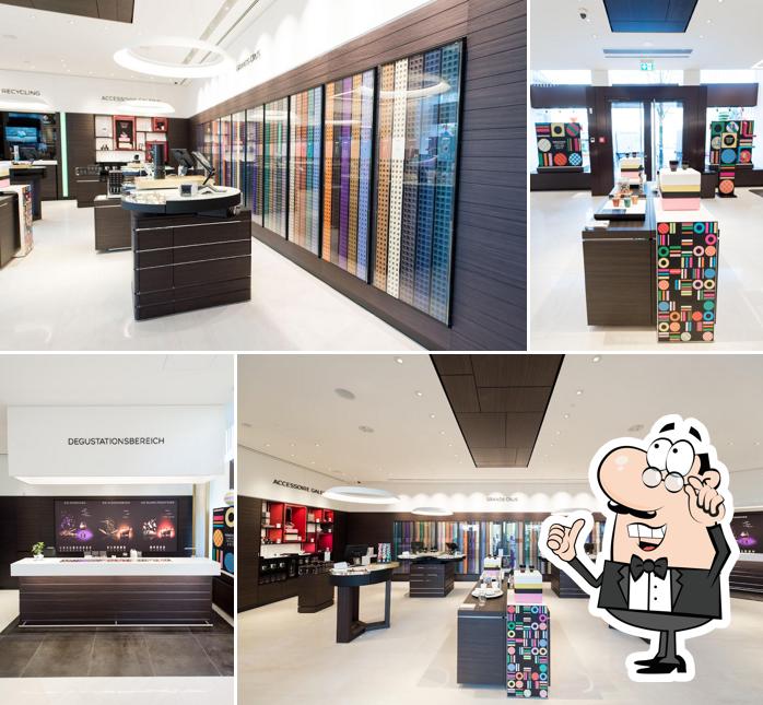 Gli interni di Nespresso Boutique