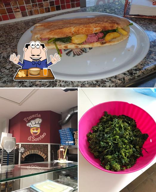 Tra le diverse cose da Pizzeria Il Sorriso si possono trovare la cibo e interni