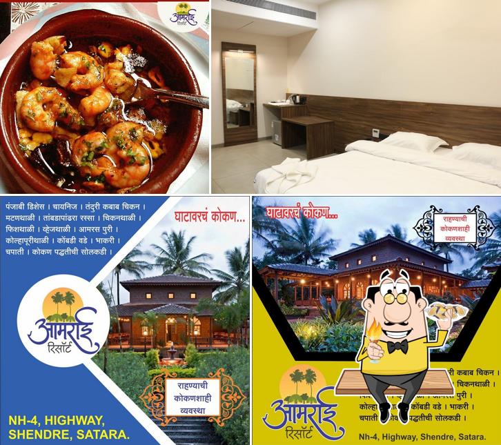 Try out seafood at AMRAI RESORT