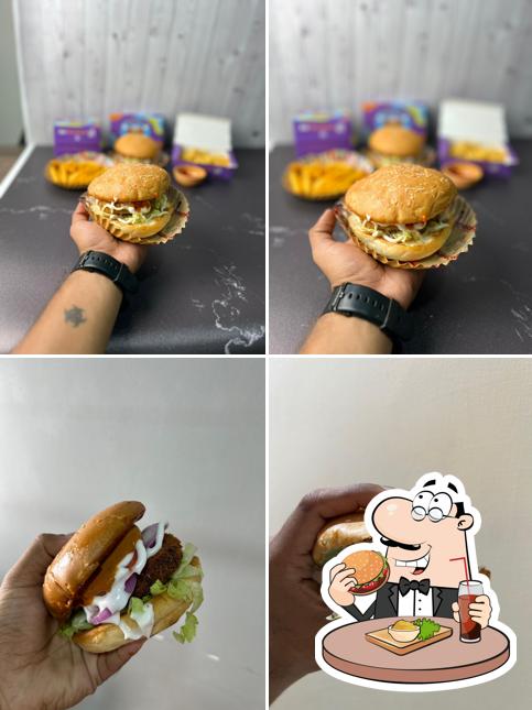 Hamburger at Apna Burger
