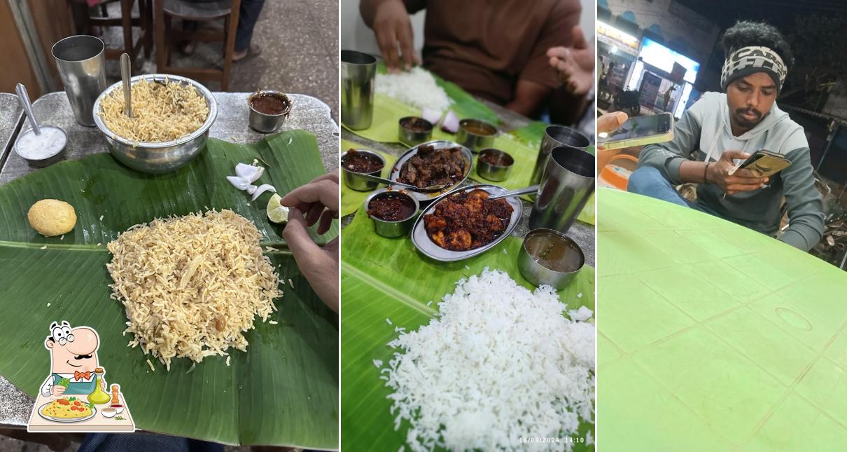 Food at Hotel Sri Lakshmi Durga,meesala Raju