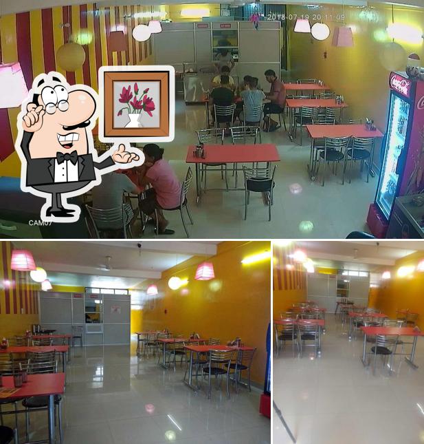 The interior of Joshi's Dhaba Cafe