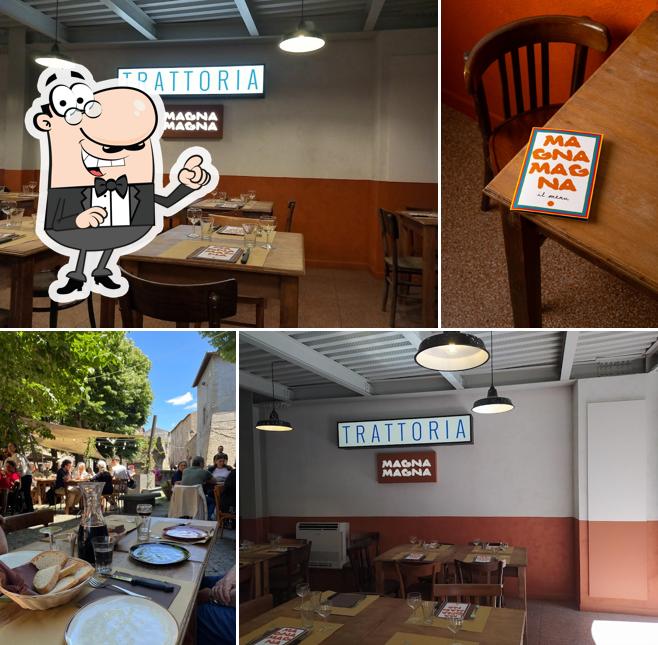 Dai un'occhiata agli interni di Magnamagna Trattoria
