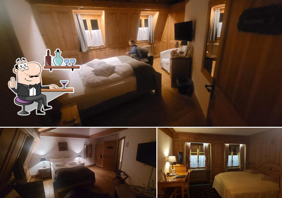 Gli interni di Romantik Hôtel l'Etoile