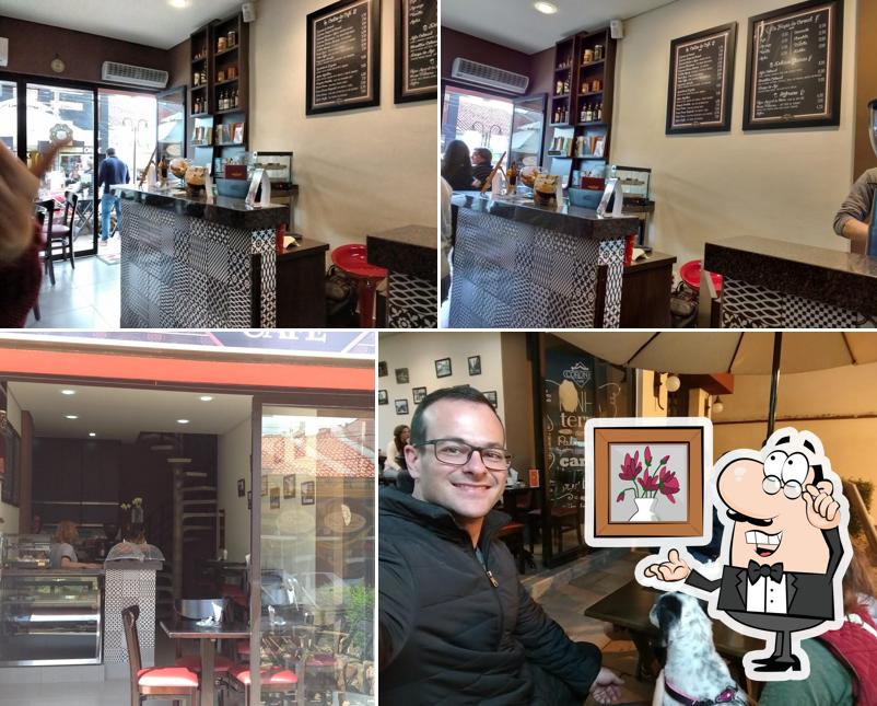 Veja imagens do interior do Sirkel Coffee