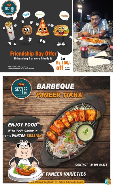 Food at Sizzler lane