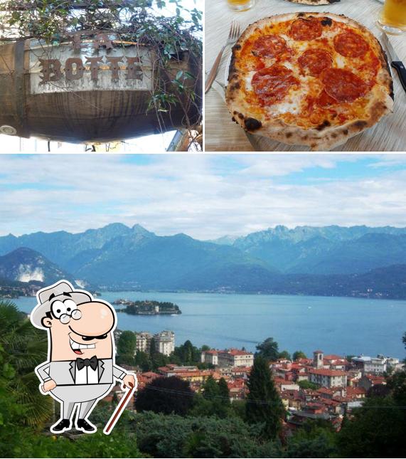 Guarda la foto che presenta la esterno e pizza di Stresa restaurants Stresa