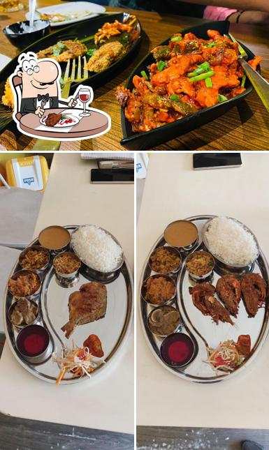 Pick meat dishes at The Fish House ( family Restaurant)
