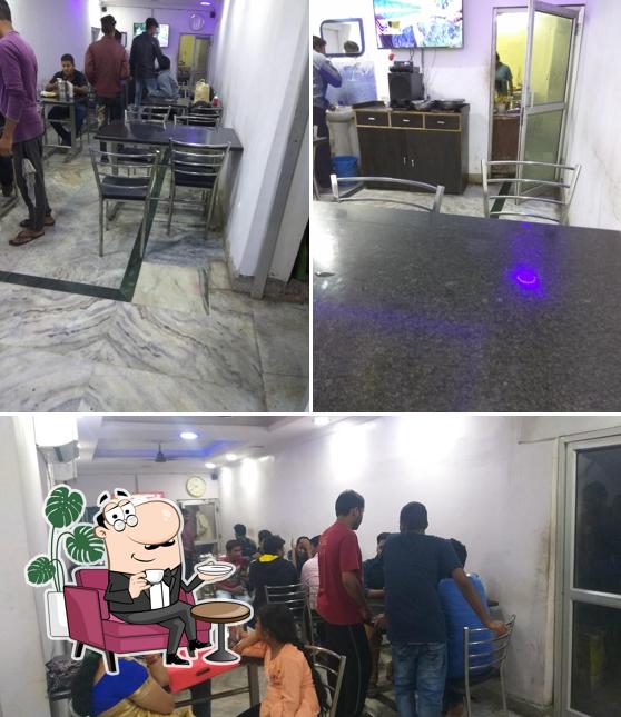 The interior of The Kaveri Restaurant
