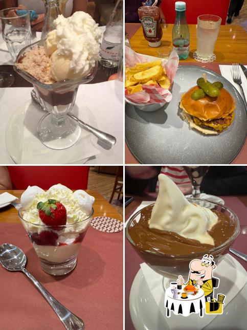 Platos en Restaurante America