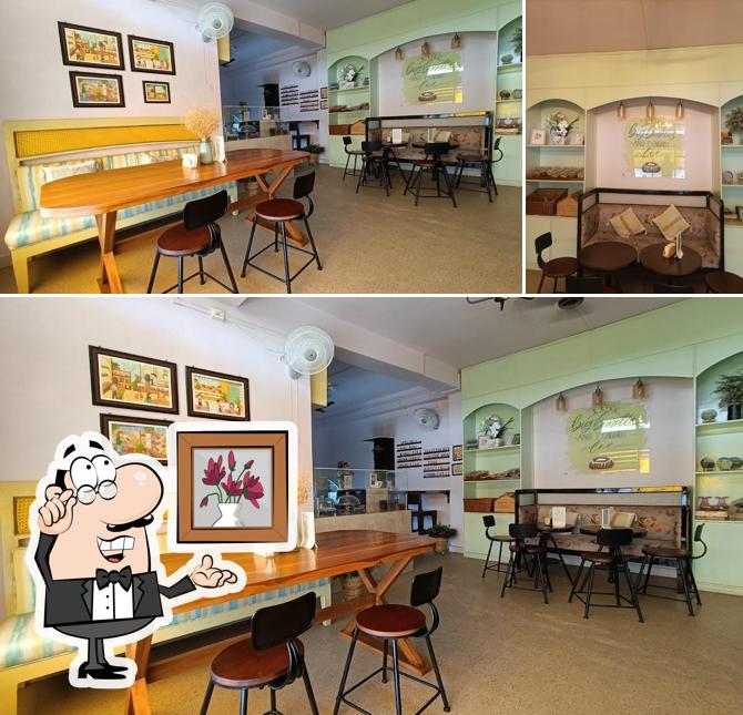 The interior of Edesia cafe