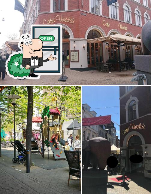 L'extérieur de Cafe Vivaldi